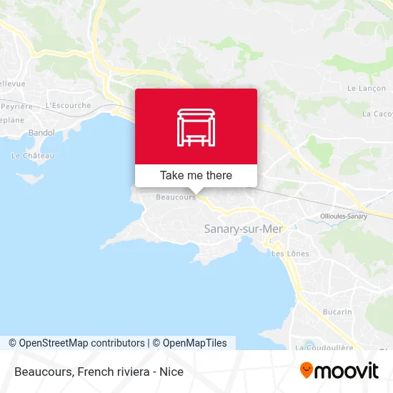 Mapa Beaucours