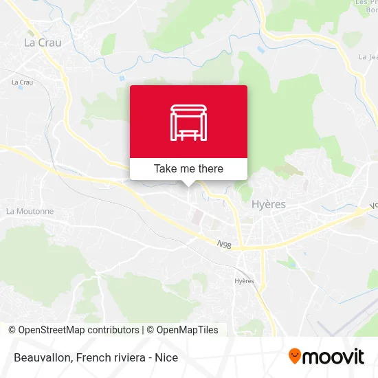 Beauvallon map
