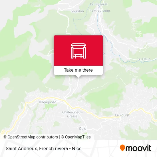 Saint Andrieux map