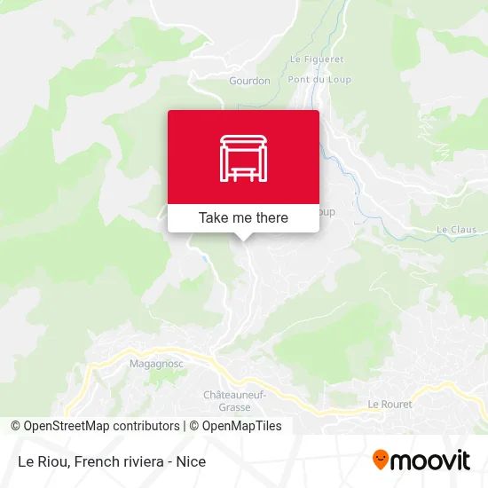Le Riou map
