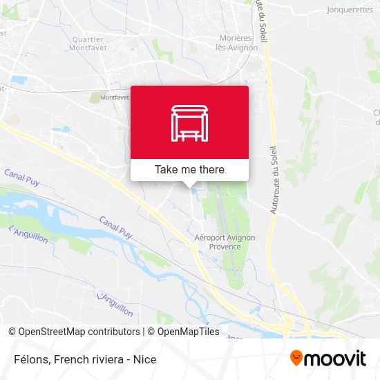 Félons map