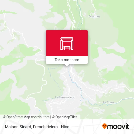 Maison Sicard map