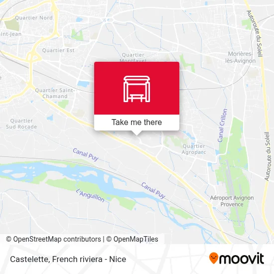 Castelette map