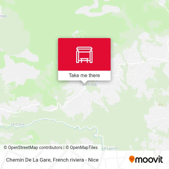 Chemin De La Gare map