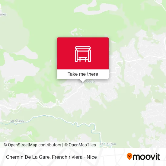 Chemin De La Gare map