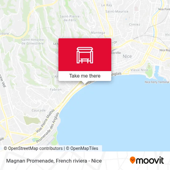 Magnan Promenade map