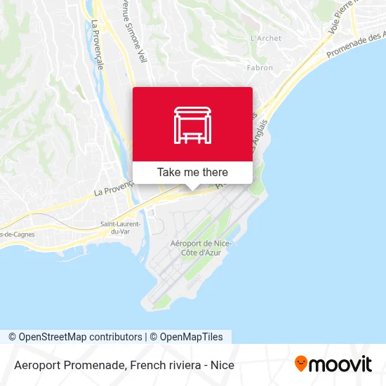 Aeroport Promenade map