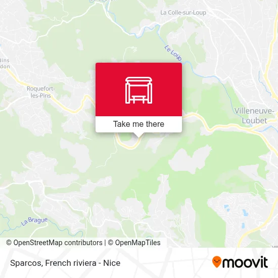 Sparcos map