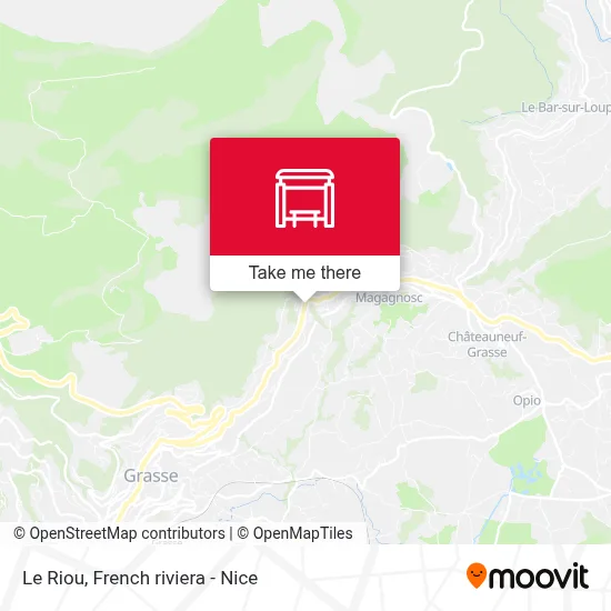 Le Riou map