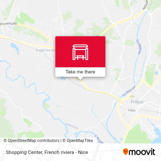 Centre Commercial map