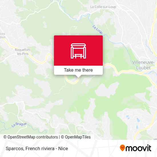 Sparcos map