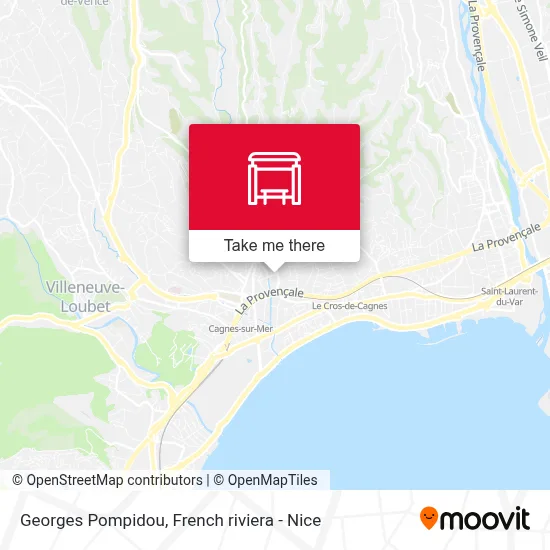 Georges Pompidou map