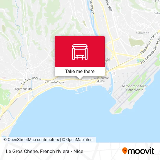 Le Gros Chene map