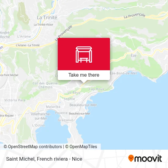 Saint Michel map