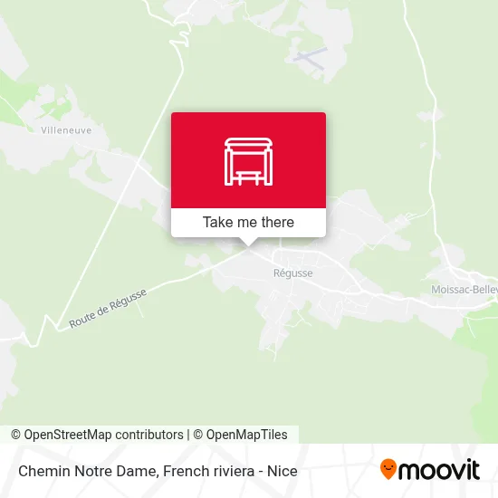 Chemin Notre Dame map