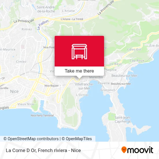 La Corne D Or map