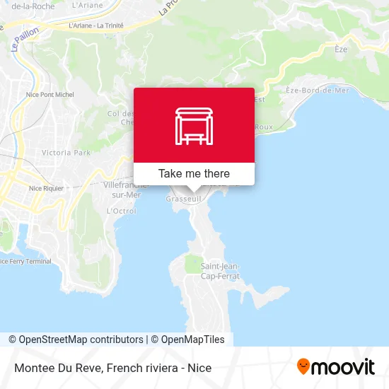 Montee Du Reve map