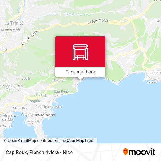 Cap Roux map