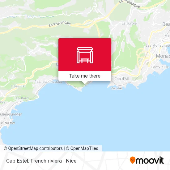 Cap Estel map