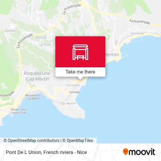 Pont De L Union map