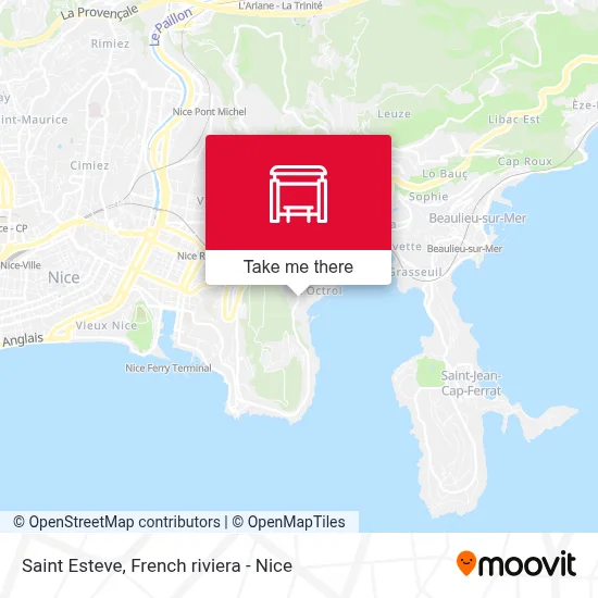 Saint Esteve map