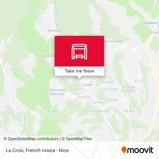 La Croix map