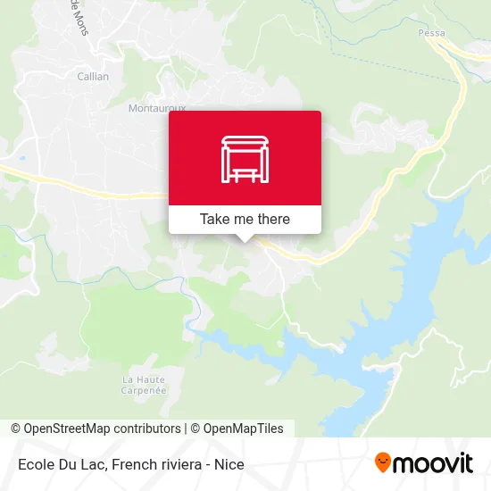 Ecole Du Lac map