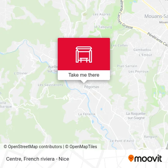 Mapa Centre