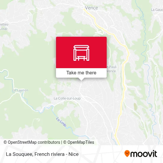 La Souquee map