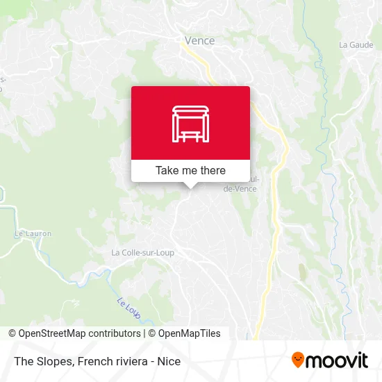 Les Cotes map