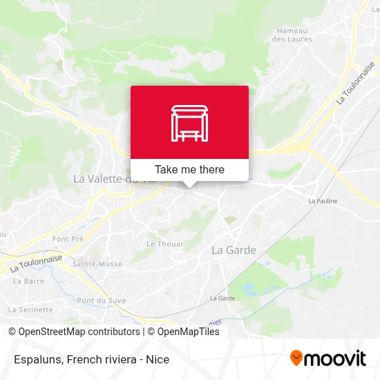 Espaluns map