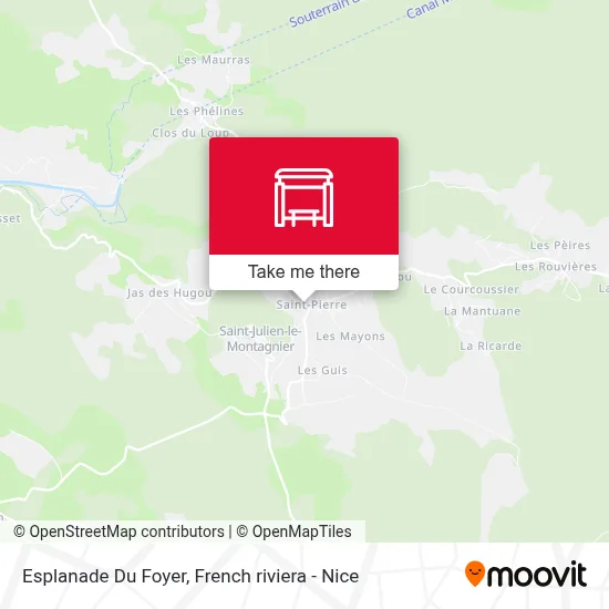 Esplanade Du Foyer map