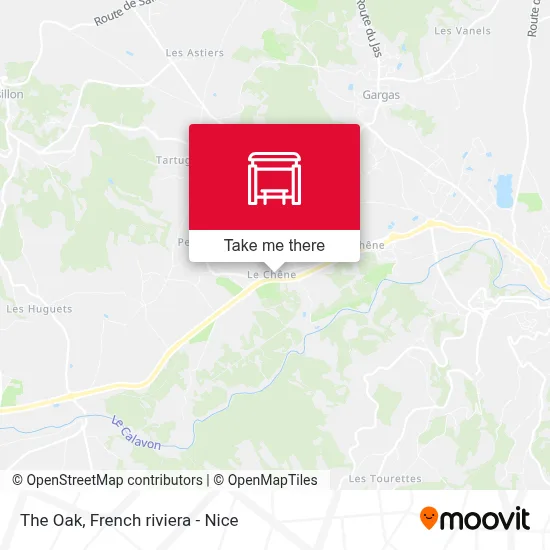 Mapa Le Chêne
