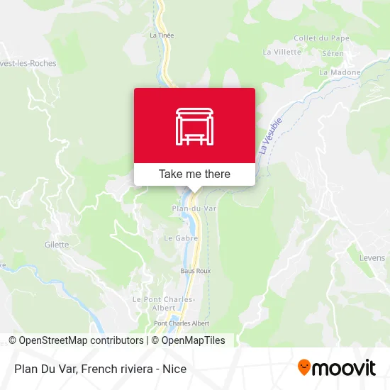 Plan Du Var map