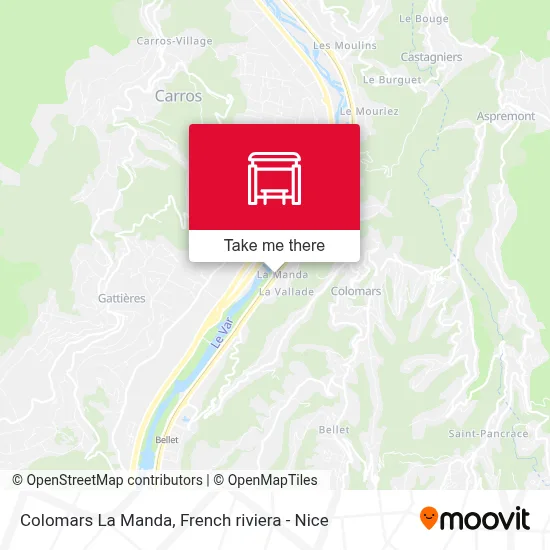 Colomars La Manda map