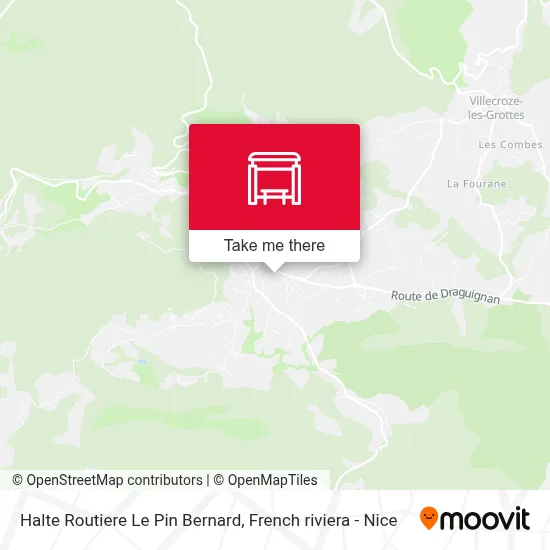 Halte Routiere Le Pin Bernard map