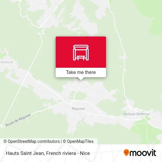 Hauts Saint Jean map