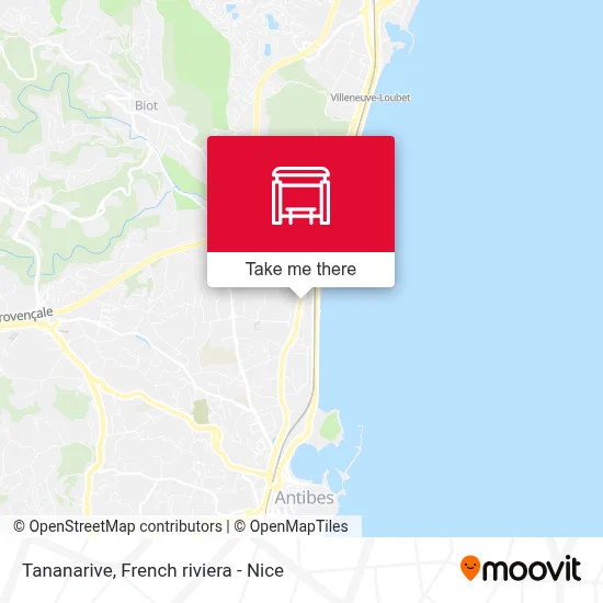 Tananarive map