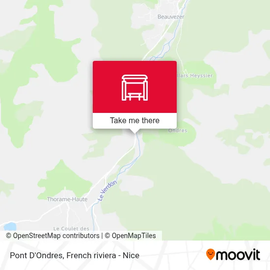 Pont D'Ondres map