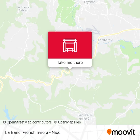 La Bane map