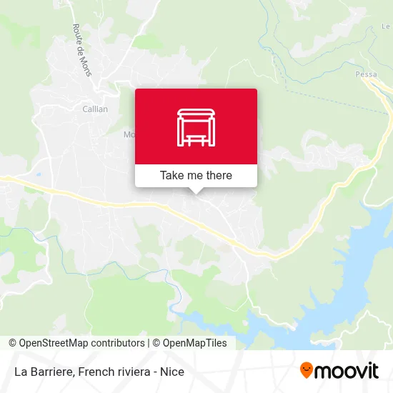 La Barriere map