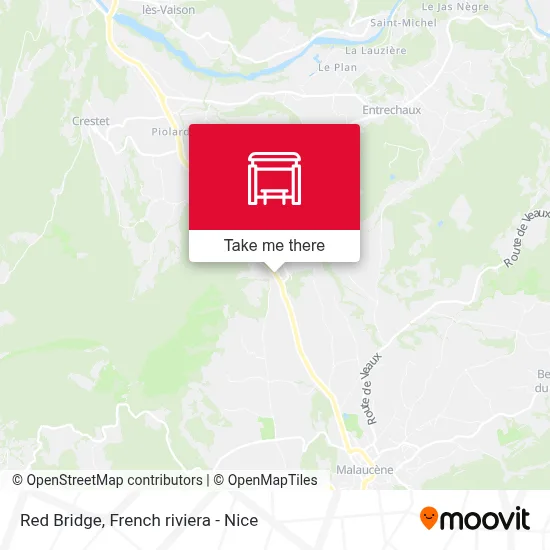 Pont Rouge map