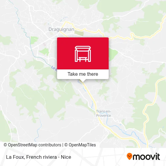 La Foux map