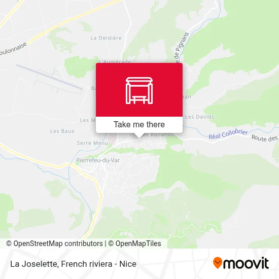La Joselette map