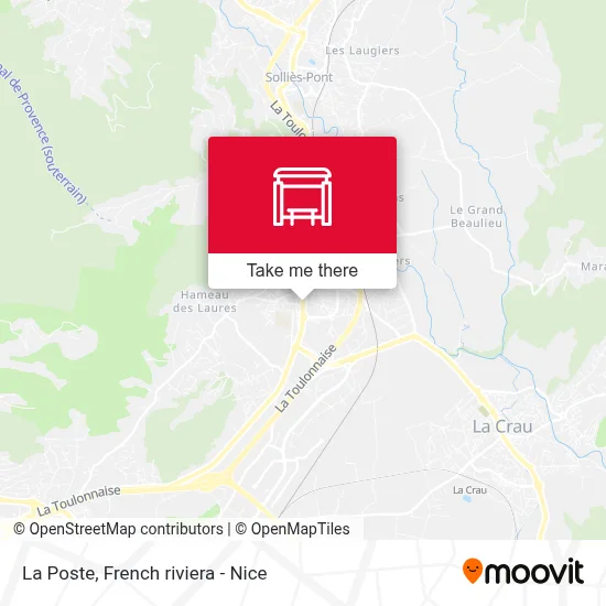 Mapa La Poste