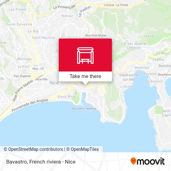 Bavastro map
