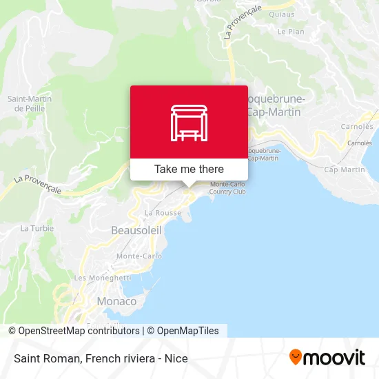 Saint Roman map