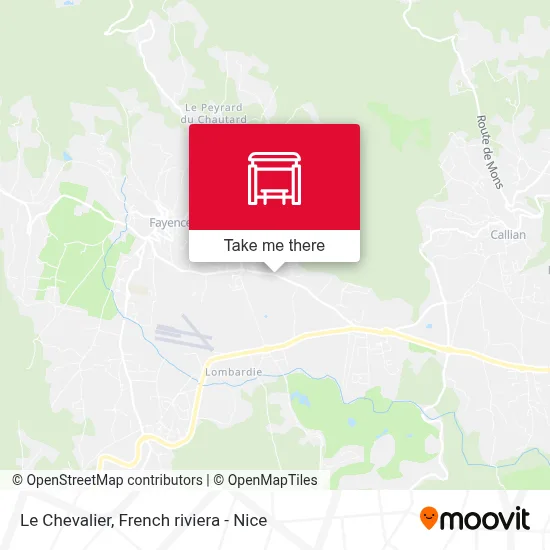 Le Chevalier map