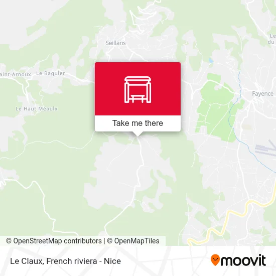 Le Claux map