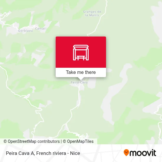 Peira Cava A map